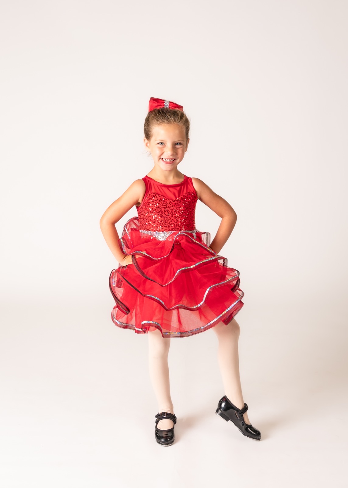 Five and six year old dancer in Studio 2 Saturday ballet and tap